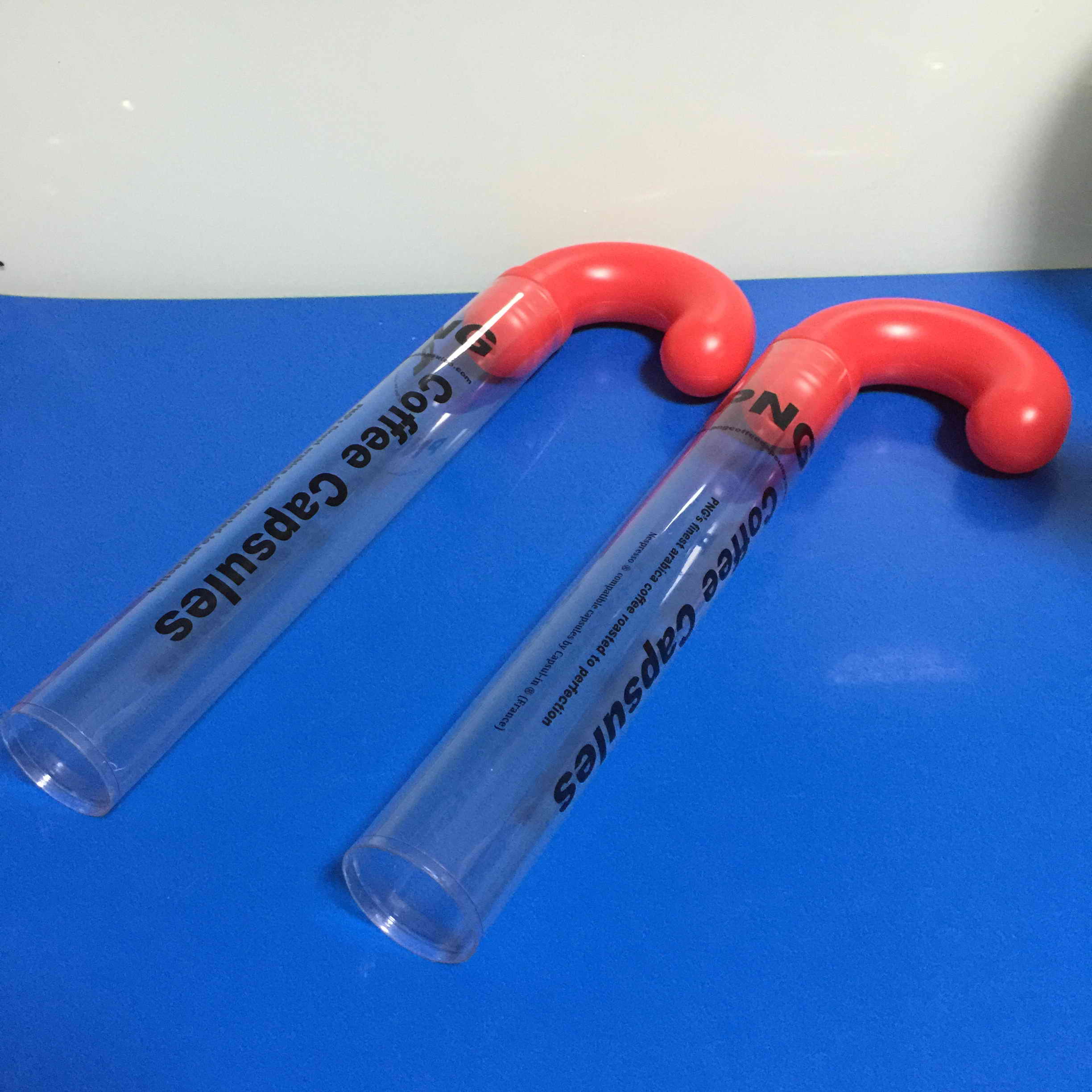 clear plastic candy cane tubes,candy cane tube,clear cane tubes